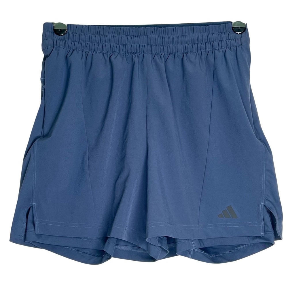 Adidas AEROREADY Womens Blue Athletic Running‎ Training Shorts IR9483 Size M